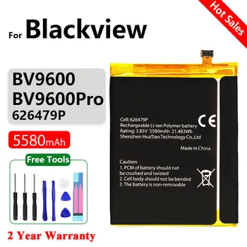 100% Новый Оригинальный Аккумулятор 626479P BV9600 Для Blackview BV9600 Pro Аккумуляторная Батарея Для Телефона Замена Batteria + Бесплатные Инструменты