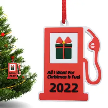 2022 Рождественские Подвесные Елочные украшения Забавные Все, что я хочу На Рождество, это Топливо Подвесной декор СДЕЛАЙ САМ Прекрасный Семейный Снеговик Рождество