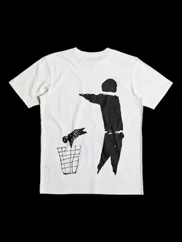 2023, Женская верхняя футболка с персонализированным рисунком, уличный тренд Y2K, персонализированная свободная женская верхняя футболка оверсайз, эмо