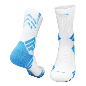 2023 Новые баскетбольные спортивные высокие носки Мужские Удобные дышащие, профессионально впитывающие пот, противоскользящие.