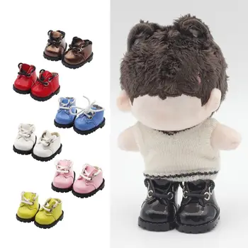 3,8X2,3 см, 10 см, Хлопковая кукольная игрушка, Обувь, Костюм, Обувь, Блестящая кожа, Круглый носок, Кожаная обувь, ремешок, Обувь для пальцев, высокое качество