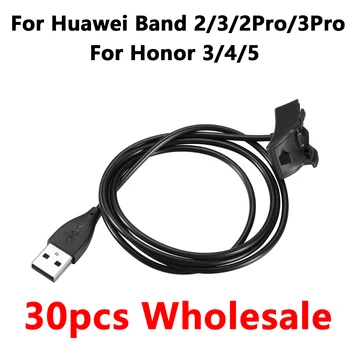 30шт Для Huawei Band 3/Honor Band 5 4 3 Кабель Для Зарядки Часов Портативный Адаптер Зарядного Устройства Быстрый Стабильный Кабель Для Зарядки Accessoriess