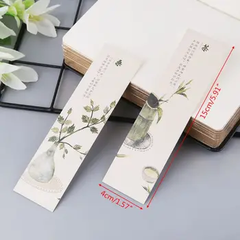 30шт Креативные бумажные закладки в китайском стиле Открытки для рисования Ретро Красивые закладки в штучной упаковке Памятные подарки 