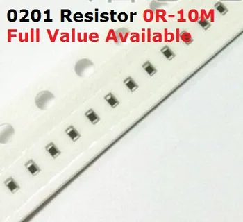 500 шт./лот SMD Чип 0201 Резистор 620K/680K/750K/820K/910K/Ом 5% Сопротивление 620/680/750/820/910/K Резисторов Бесплатная доставка