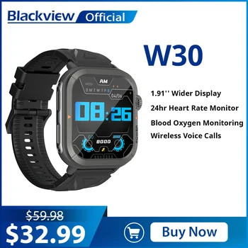 Blackview W30 Водонепроницаемые смарт-часы Новой версии Для мужчин и женщин, часы для отслеживания здоровья и фитнеса, Bluetooth-вызов для ISO Android