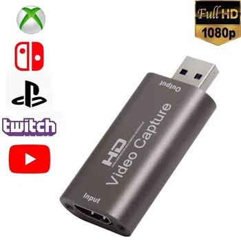 HDMI-совместимый USB 3.0 USB2.0 Захват карты видеозахвата 4K для игровой DVD-видеокамеры PS4, Запись камеры в прямом эфире