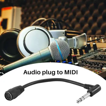 MIDI-КАБЕЛЬ, 5-контактный разъем Din к удлинителю Monoprice 6,35 мм (1/4 дюйма) TRS Stereo Audio