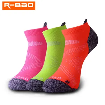 R-Bao Новые носки для бега, впитывающие пот, удобные марафонские женские носки для активного отдыха, мужские короткие носки для занятий спортом для фитнеса