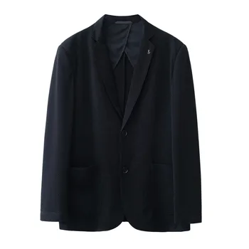 Z663-2023 Осенне-зимний новый продукт, мужской костюм, деловой, повседневный, простой, в сетку, одинарный западный жакет, мужское верхнее пальто