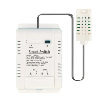 Беспроводной термостат Tuya Smart Wifi 16A с контролем энергопотребления, термостат температуры и влажности