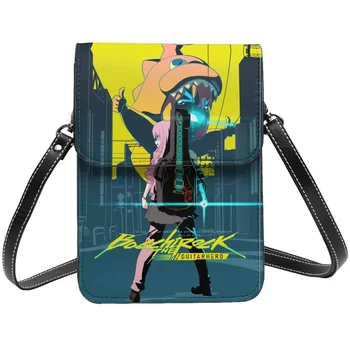 Бокки Рок!- Hitori Gotou Маленькая сумочка для мобильного телефона, кожаный держатель для карт, современная женская мини-сумка через плечо, прочная