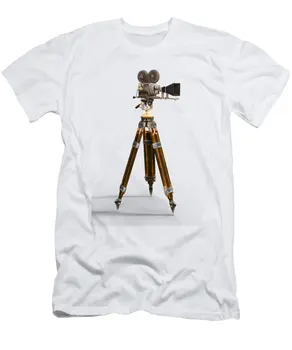 Винтажная футболка с Кинокамерой