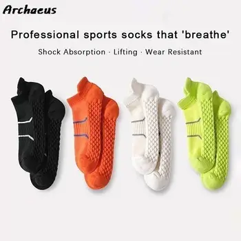 Высококачественные спортивные носки для бега, баскетбола, футбола, велоспорта, тенниса, лыж, женские носки с защитой от скольжения, дышащие влагой