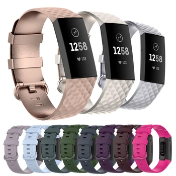 Высококачественный ремешок для часов Fitbit Charge 4, браслет, ремешки для спортивных часов, силиконовый браслет для Fitbit Charge 3/3 SE, аксессуары