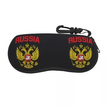 Герб Российской Империи, Солнцезащитные очки, мягкий футляр из неопрена на молнии, футляр для очков в виде Орла, Защитная коробка для очков