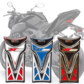 Горячая распродажа, Защитная Наклейка для бака мотоцикла, Наклейка с Рыбьей костью, Защитные наклейки с Рыбьей костью для Yamaha YZF R125 2008 - 2016