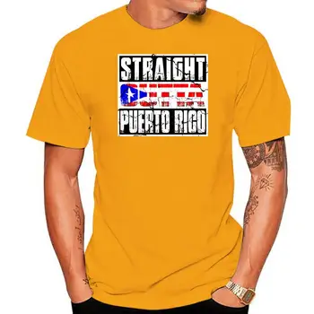Горячая распродажа Модной футболки Straight Outta Puerto Rico с флагом Пуэрто-Рико Boricua