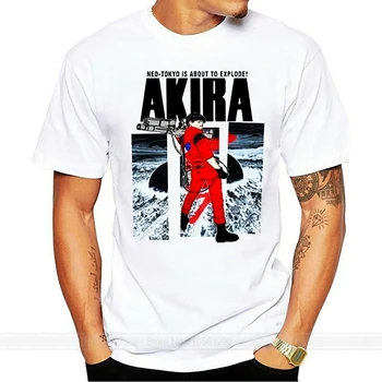Горячая распродажа Модной футболки Akira Neo Tokyo Must Explode Classic Vintage Tee III Футболка