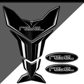 Для HONDA Rebel Наклейка с эмблемой, Защитным логотипом, комплект для подачи мазута, накладки на накладки на бак размером 300 СМX300 СМ300, наклейки