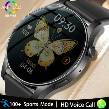 Для Huawei Мужские цифровые наручные часы 1.43 HD AMOLED Bluetooth Call Heart Rate Health 100 + GPS Спортивное Отслеживание Женские Умные часы