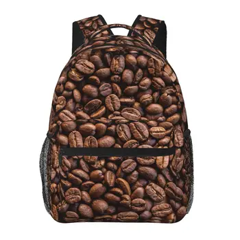Женский рюкзак из обжаренных кофейных зерен, школьная сумка для мужчин, женская дорожная сумка, повседневный школьный рюкзак