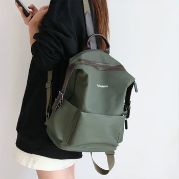 Женский рюкзак, модная простая сумка для компьютера, рюкзак для девочек, дорожный рюкзак для студентов колледжа большой емкости
