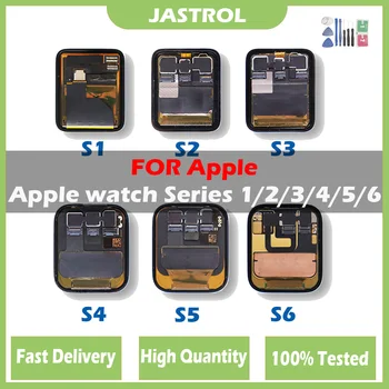 ЖК-дисплей для Apple Watch Series 1/2/3 ЖК-дисплей С Сенсорным экраном и Цифровым Преобразователем В сборе Для iWatch Series 4 5 6 SE SE2 LCD + Инструменты + Подарки