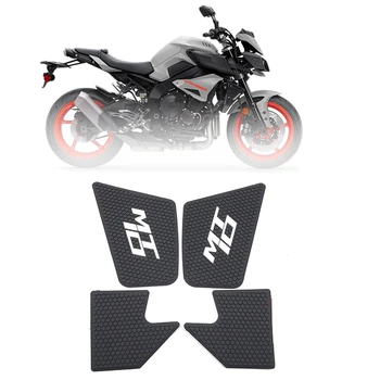 Защитная накладка для бака мотоцикла, наклейка, наклейка с газовым коленчатым захватом, тяговая накладка для бака Yamaha MT10 MT 10 MT-10 2016 - 2019