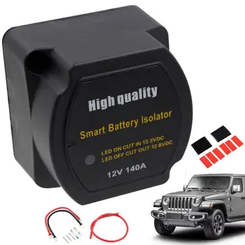 Комплект двойного Аккумуляторного Изолятора Dual Smart Battery Isolator Kit Автоматическое Зарядное Устройство VSR Double Battery Совместимо С Грузовиками Внедорожниками ATV 0