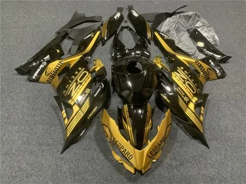 Комплект обтекателя мотоцикла Подходит для Kawasaki Ninja 400 18-22 лет EX400 2018 2019 2020 2021 2022 Обтекатель Золотисто-черный