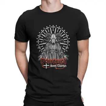 Креативная футболка Possessed для мужчин с металлической группой, футболка из чистого хлопка с круглым вырезом, отличительная подарочная одежда, уличная одежда
