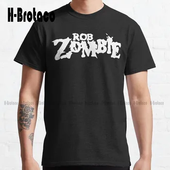 Лучшая Классическая футболка с логотипом Rob Zombie, Милые Рубашки Для девочек-подростков, Хлопковые Уличные Простые повседневные футболки Vintag Xs-5Xl