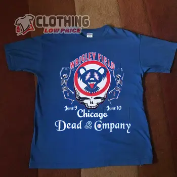 Мертвые и компания 2023 Чикаго Хлопчатобумажная футболка с коротким рукавом Унисекс VM8668