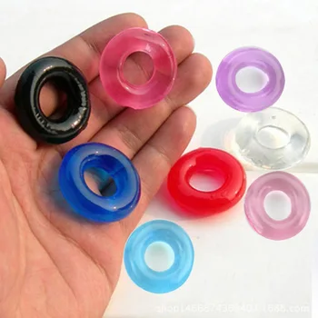 Многоразовые кольца для пениса 6 шт./компл. TPE Для задержки эякуляции Кольцо для члена Секс-товары Секс-игрушки для мужчин Мужской мастурбатор для увеличения пениса