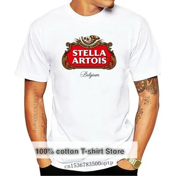 Модная Крутая Мужская футболка Женская Забавная футболка Stella artois классическая Индивидуальная Футболка С Принтом
