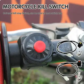 Мотоцикл Kill Switch Красная Кнопка Звукового Сигнала Стартера Dirt Bike UTV С Двойным Рулем, Установленным На 22 мм (7/8