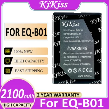 Мощный аккумулятор KiKiss EQ-B01 2100mAh для EQ BO1 Bateria