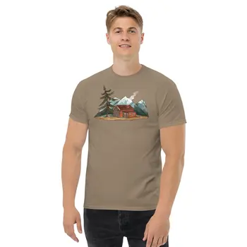 Мужская футболка Mountain Cabin Life