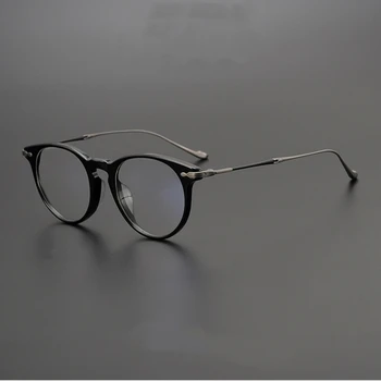 Мужские очки для чтения RLT5889 Японский Бренд Квадратные Титановые Мужские Женские Трендовые Оптические Очки Oculos De Grau Feminino