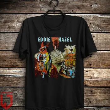 Музыкальная рубашка Eddie Hazel Parliament Funkadelic в стиле фанк с длинными рукавами
