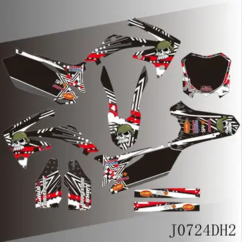 Наклейки с полной графикой Мотоциклетный фон для HONDA CRF 250 R 250R CRF250R 2010 2011 2012 2013