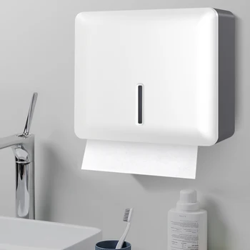 Настенный диспенсер для бумажных полотенец Держатель для салфеток для рук с замком для ключей для ванной Комнаты Кухни Спальни