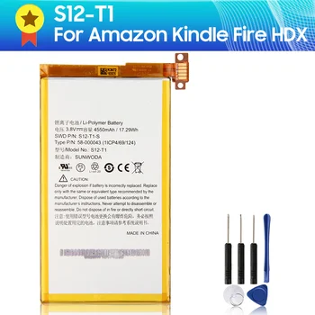 Новая Сменная Батарея S12-T1 для Amazon Kindle Fire HDX 7 C9R6QM Kindle Fire HDX 17.29втч 4550 мАч 3.8 В