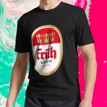 НОВЫЙ логотип пивоварни Früh Kölsch beer с местным пивом! Активная футболка США, размер от S до 5XL