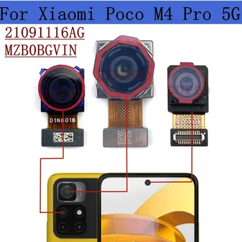 Оригинальная Передняя Камера Заднего Вида Для Xiaomi Pocophone POCO M4 Pro 5G Задняя Основная Фронтальная Камера Сверхширокой Глубины С Гибким Кабелем Для Селфи