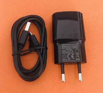 Оригинальное зарядное устройство для путешествий Адаптер EU Plug + USB-кабель для HOMTOM S8 MTK6750T Octa Core 5.7 