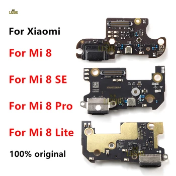 Оригинальный Порт Зарядки Для Xiaomi Mi 8 Pro Плата Зарядки Для Mi8 SE Lite USB Штекер PCB Док-станция Гибкий Кабель Запасные Части