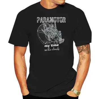 Парамоторная рубашка Парамоторная Подарочная рубашка для параплана с питанием от PPG Черная унисекс