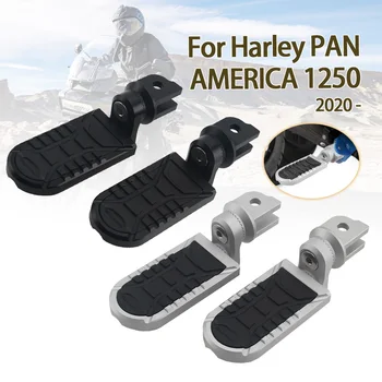 Передняя Подставка Для Ног Мотоцикла Регулируемая Выдвижная Опускающаяся Подножка Поворотные Подножки Для Harley PAN AMERICA 1250 Special