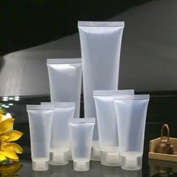 Пластиковые колпачки для крема для рук, портативные пустые бутылочки для очищающего средства для лица, прозрачные косметические 0